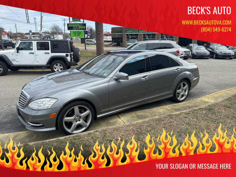 2010 Mercedes-Benz S-Class for sale at Beck's Auto in Chesterfield VA