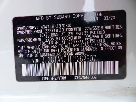 2020 Subaru Crosstrek Limited