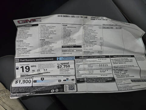 2018 GMC Sierra 1500