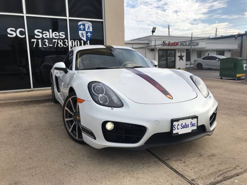 2016 Porsche Cayman for sale at SC SALES INC in Houston TX