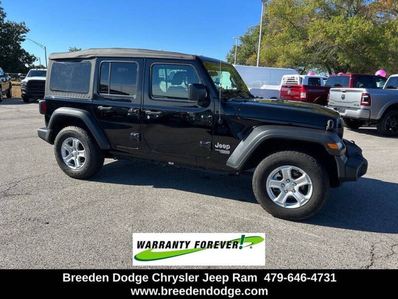 2021 Jeep Wrangler Unlimited for sale at Breeden Pre-Owned in Van Buren AR