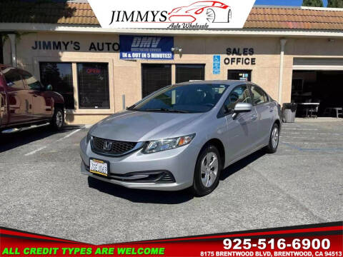 2014 Honda Civic for sale at JIMMY'S AUTO WHOLESALE in Brentwood CA
