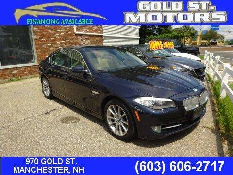2012 BMW 5 Series for sale at Gold Street Motors in Manchester NH