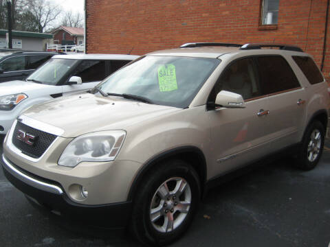 2007 GMC Acadia for sale at Gillespie Motor Company in Paris TN