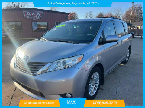 2014 Toyota Sienna for sale at A & A Auto Sales in Fayetteville AR