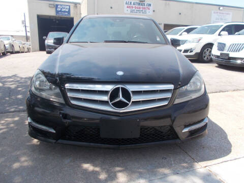 2013 Mercedes-Benz C-Class for sale at ACH AutoHaus in Dallas TX