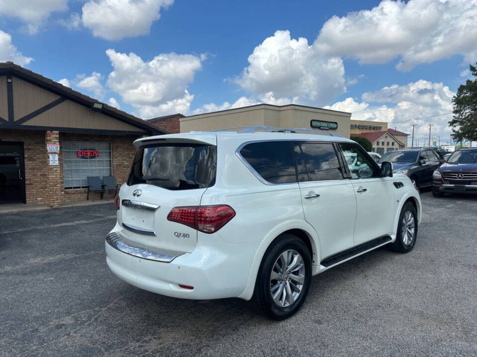 2015 INFINITI QX80 for sale at Auto Haven Frisco in Frisco, TX