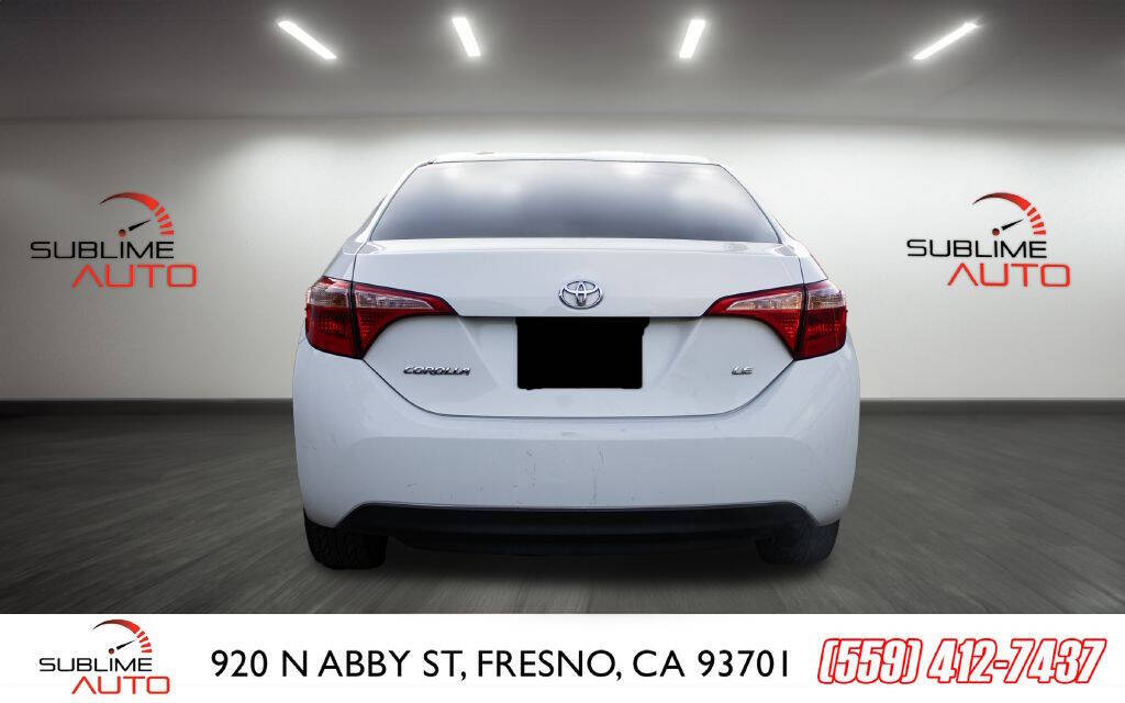 2017 Toyota Corolla for sale at SUBLIME AUTO in Fresno, CA