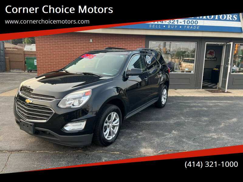 2017 Chevrolet Equinox for sale at Corner Choice Motors in West Allis WI