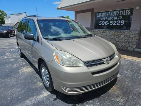 2005 Toyota Sienna for sale at CAR-RIGHT AUTO SALES INC in Naples FL