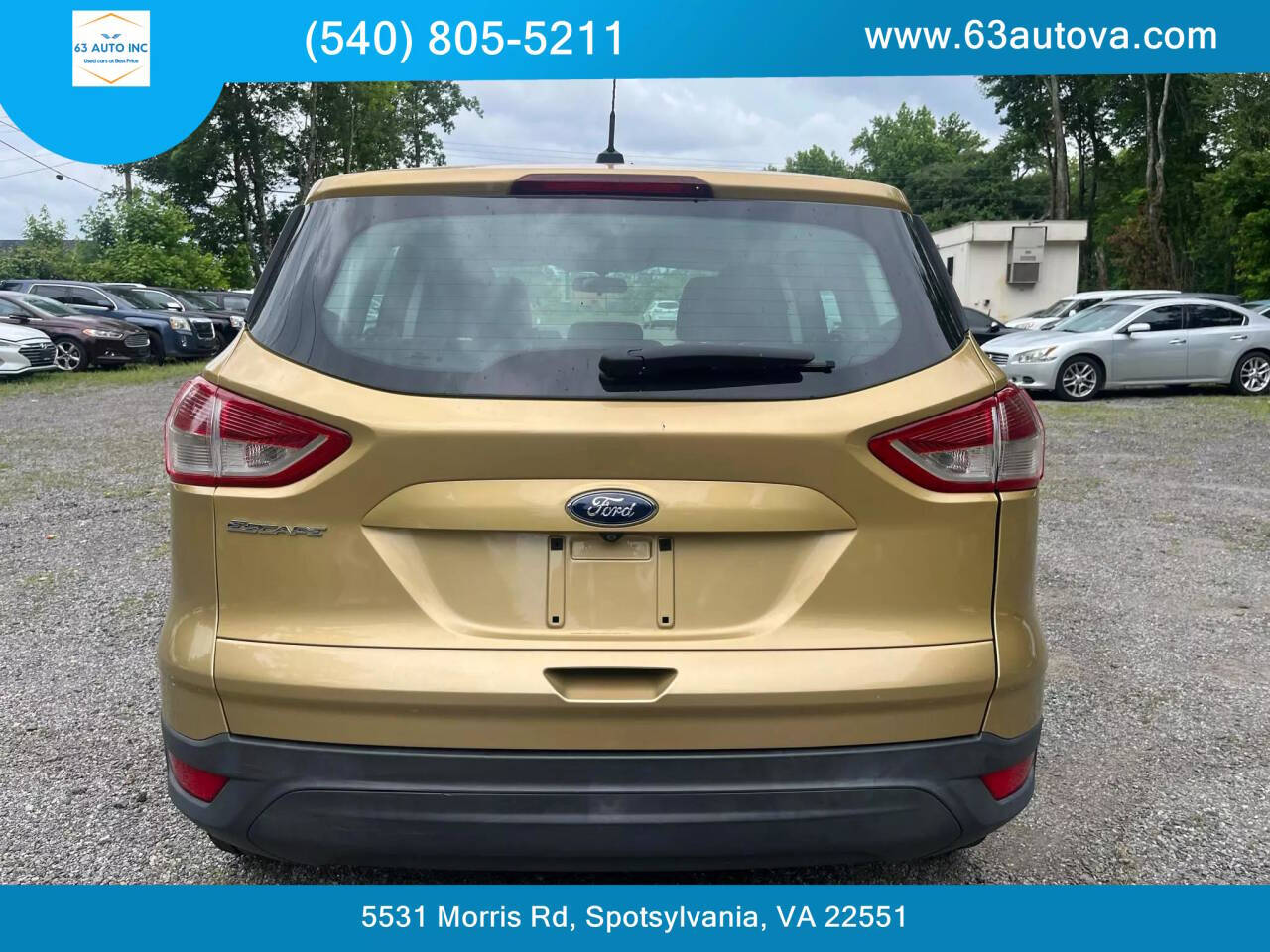 2015 Ford Escape for sale at 63 Auto Inc in Spotsylvania, VA