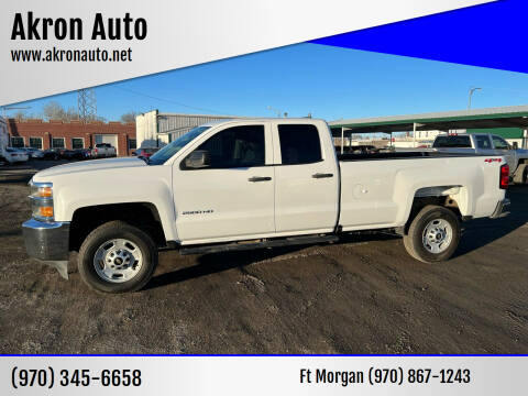 2018 Chevrolet Silverado 2500HD for sale at Akron Auto in Akron CO