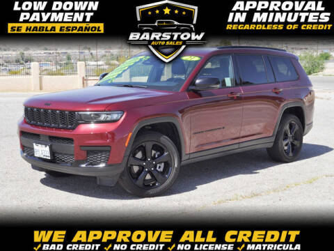 2021 Jeep Grand Cherokee L for sale at BARSTOW AUTO SALES in Barstow CA