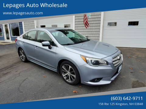 2017 Subaru Legacy for sale at Lepages Auto Wholesale in Kingston NH