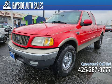 2001 Ford F-150 for sale at BAYSIDE AUTO SALES in Everett WA