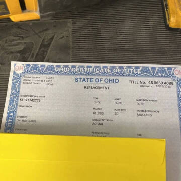 1965 Ford Mustang Hardtop