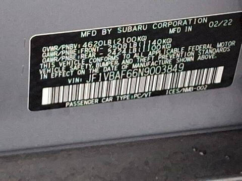 2022 Subaru WRX Premium