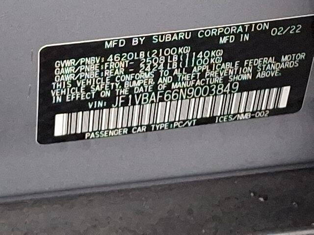 2022 Subaru WRX Premium