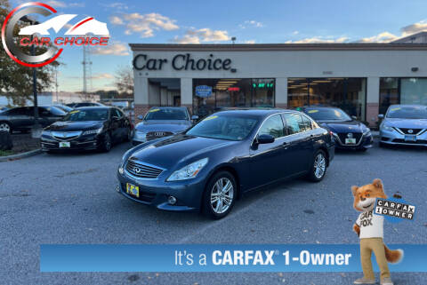 2011 Infiniti G37 Sedan for sale at Car Choice in Virginia Beach VA