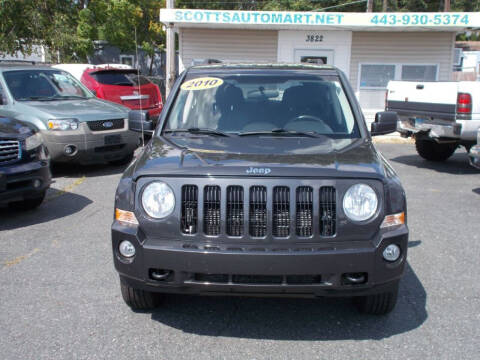 2010 Jeep Patriot for sale at Scott's Auto Mart in Dundalk MD