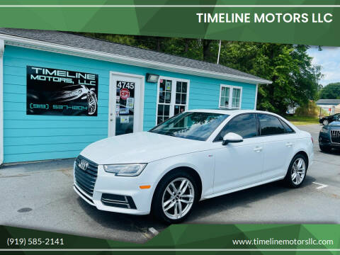 2017 Audi A4 for sale at Timeline Motors LLC in Clayton NC
