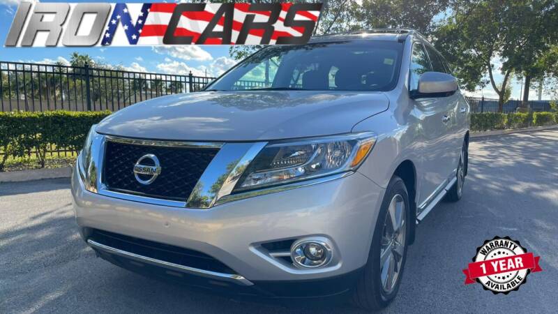 2015 Nissan Pathfinder for sale at IRON CARS in Hollywood FL