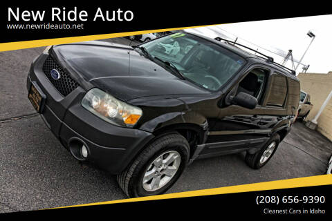 2007 Ford Escape for sale at New Ride Auto in Rexburg ID