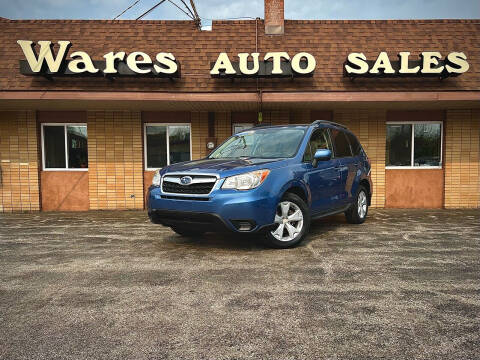 2015 Subaru Forester for sale at Wares Auto Sales INC in Traverse City MI