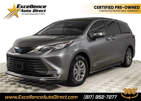 2021 Toyota Sienna for sale at Excellence Auto Direct in Euless TX