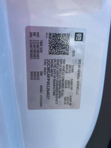 2025 Chevrolet Express 2500