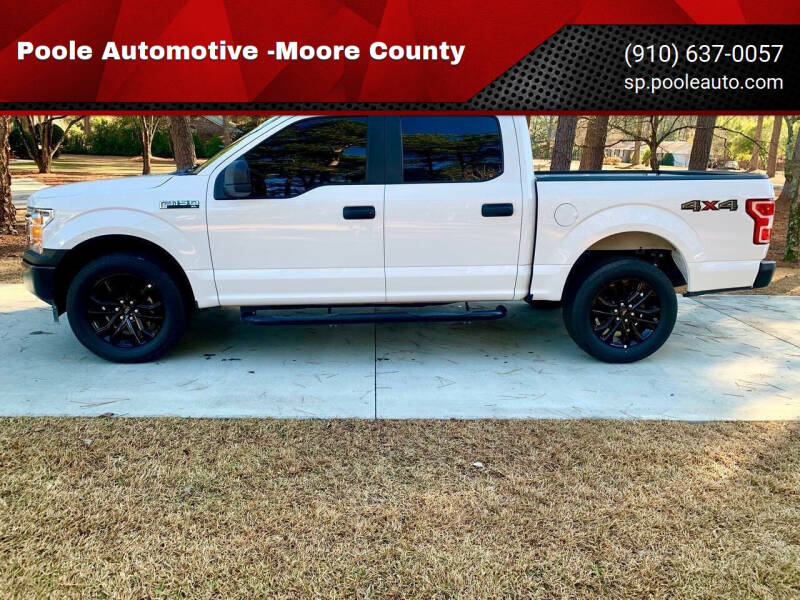 2019 Ford F-150 for sale at Poole Automotive -Moore County in Aberdeen NC