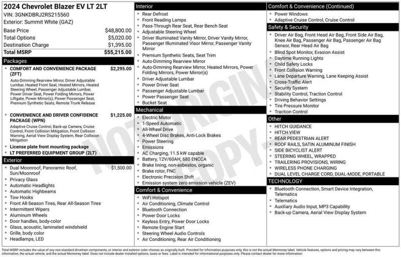 2024 Chevrolet Blazer EV 2LT