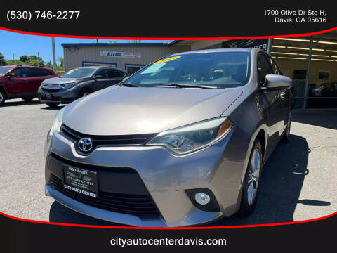 2014 Toyota Corolla for sale at City Auto Center in Davis CA