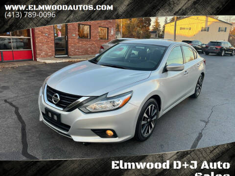 2018 Nissan Altima for sale at Elmwood D+J Auto Sales in Agawam MA