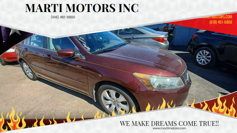 2008 Honda Accord for sale at Marti Motors Inc in Madison IL