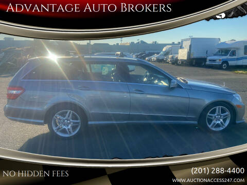 2013 Mercedes-Benz E-Class for sale at Advantage Auto Brokers in Hasbrouck Heights NJ
