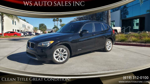 2013 BMW X1 for sale at WS AUTO SALES INC in El Cajon CA