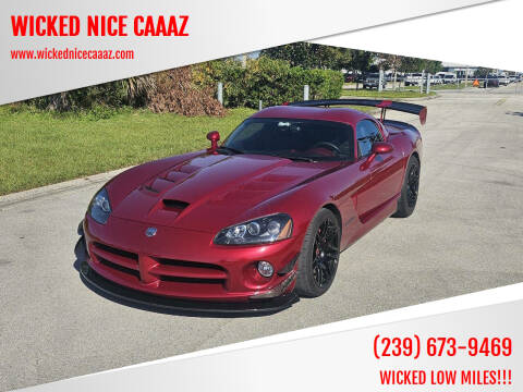 2008 Dodge Viper for sale at WICKED NICE CAAAZ in Cape Coral FL