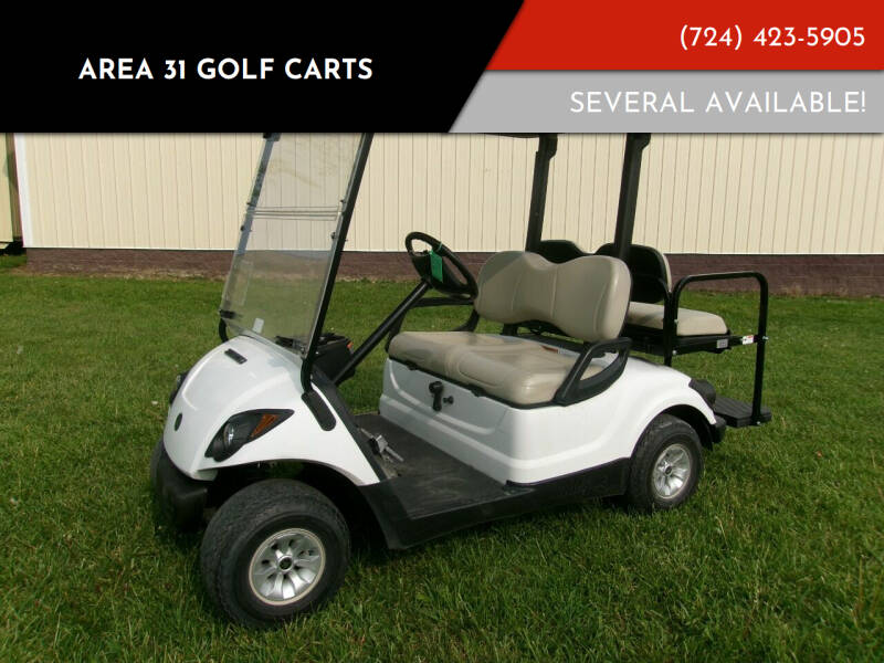 2015 Yamaha G29 Drive 4 Passenger GAS for sale at Area 31 Golf Carts - Gas 4 Passenger in Acme PA
