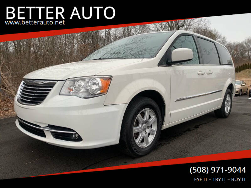 2012 Chrysler Town and Country for sale at BETTER AUTO in Attleboro MA