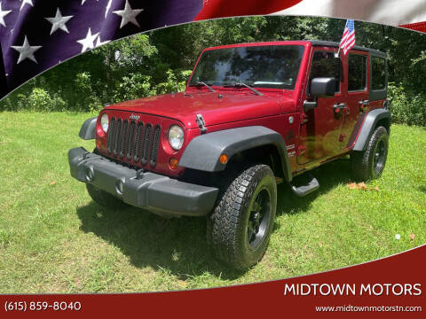 2013 Jeep Wrangler Unlimited for sale at Midtown Motors in Greenbrier TN