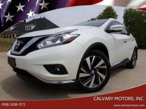 2015 Nissan Murano for sale at Calvary Motors, Inc. in Bixby OK