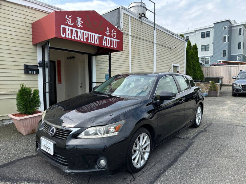 2013 Lexus CT 200h for sale at Champion Auto LLC in Quincy MA