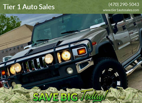 2003 HUMMER H2 for sale at Tier 1 Auto Sales in Gainesville GA