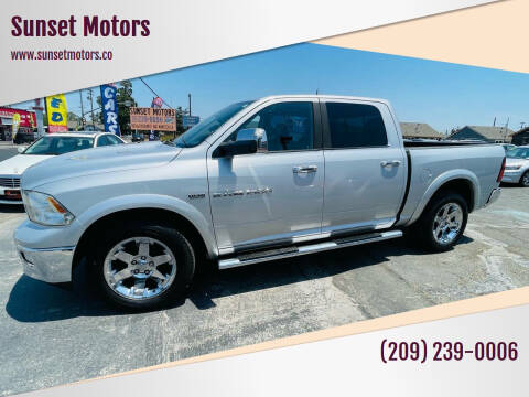 2012 RAM 1500 for sale at Sunset Motors in Manteca CA