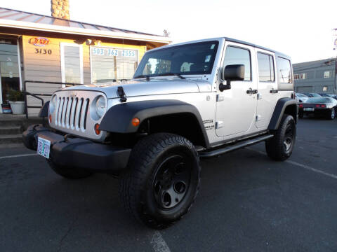 2011 Jeep Wrangler Unlimited for sale at WEST COAST CAR SALES in Salem OR