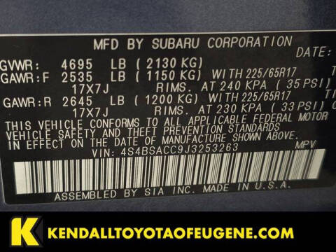 2018 Subaru Outback 2.5i Premium