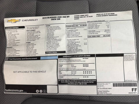 2019 Chevrolet Silverado 2500HD Work Truck