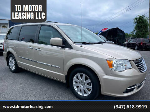 2015 Chrysler Town and Country for sale at TD MOTOR LEASING LLC in Staten Island NY