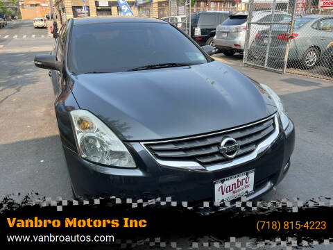 2010 Nissan Altima for sale at Vanbro Motors Inc in Staten Island NY